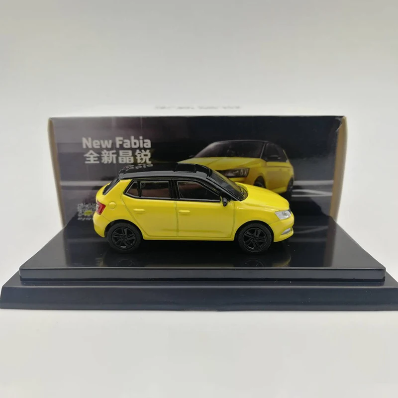 Diecast 1:64 Scale Skoda New Fabia Alloy Car Model Toys Collectible Souvenir