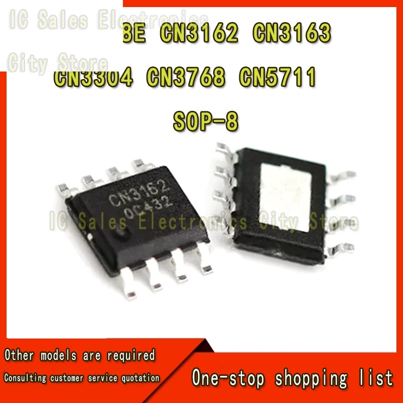 10Pcs New Original CN3058E CN3162 CN3163 CN3304 CN3768 CN5711 SOP-8 IC Chip In Stock Wholesale