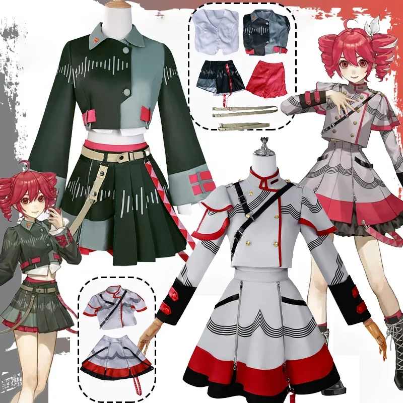 

CosplayKasane Teto Cosplay Costume Vtuber Virtual Singer Role Play Outfits Coat Skirt Full Set Wig Halloween Party Uniform Suit
