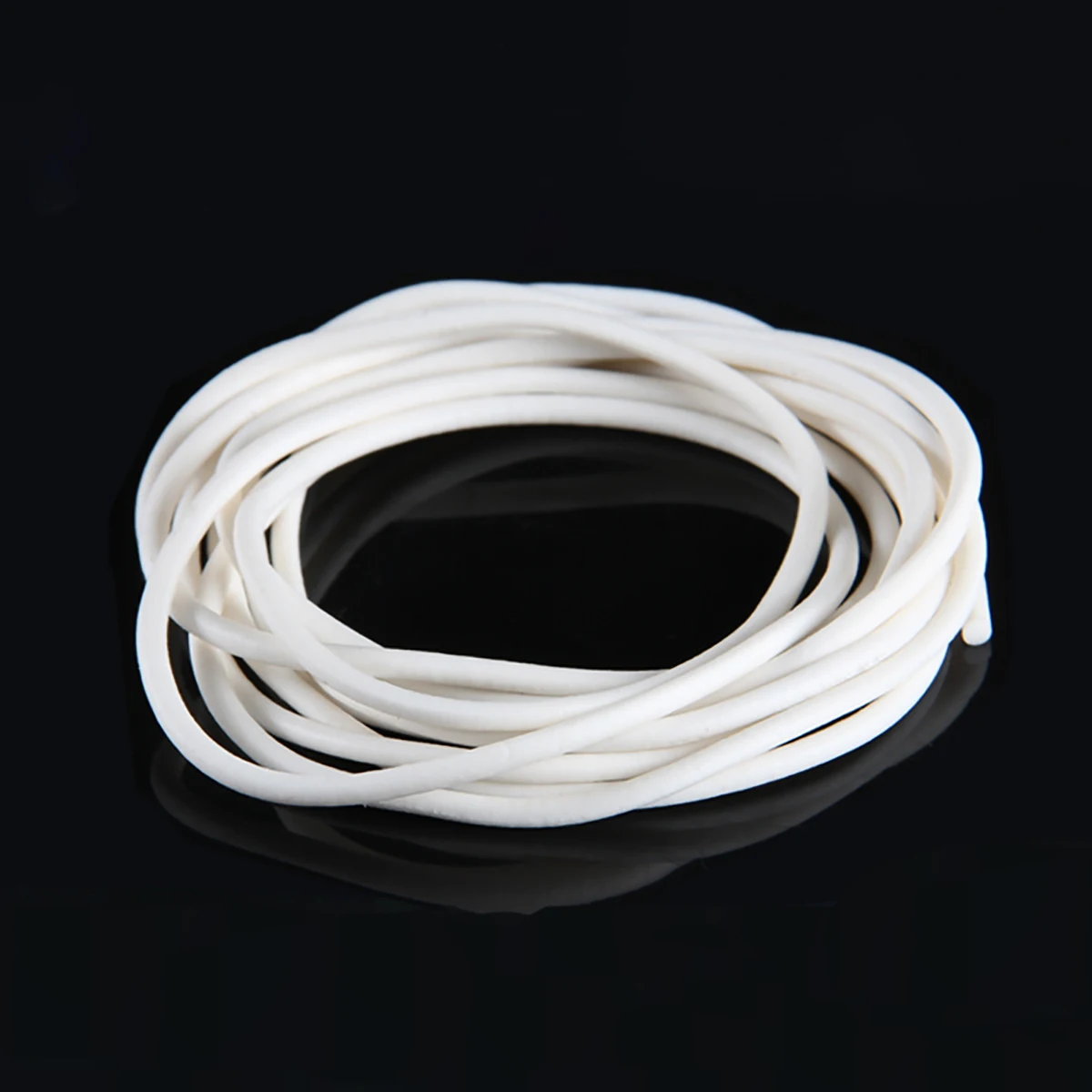 Silicone Rubber Sponge Strip White Silicone Foamed Seal Strip Round VMQ Foaming Cord Dia.1/1.2/1.5/1.8/2/2.2/2.5/2.8/3/3.2-25mm