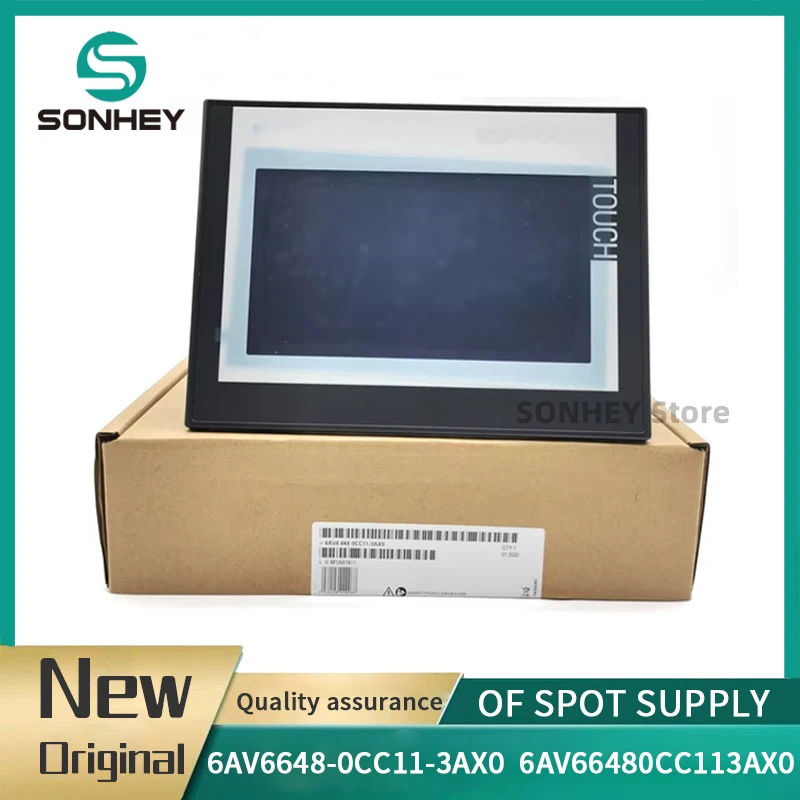 New original 6AV6648-0CC11-3AX0 6AV66480CC113AX0 SIMATIC HMI SMART 700 IE V3, SMART Panel, Touch operation
