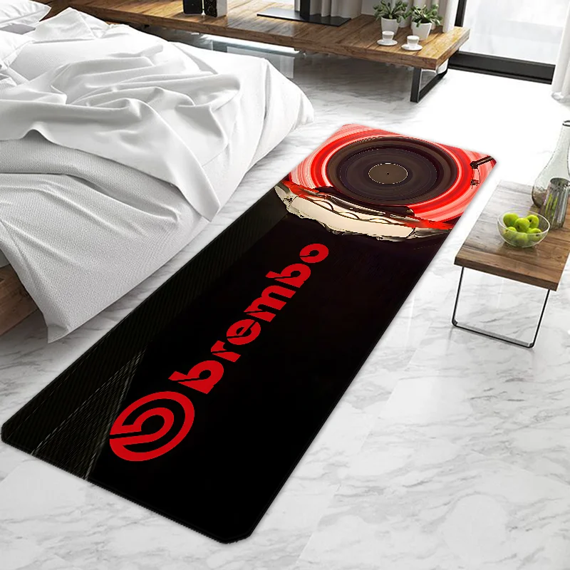 B-Brembo Door Mat Entrance Doormat Non-slip Washable Kitchen Carpet Living Room Hallway Rugs Door Mats Bathroom Bath