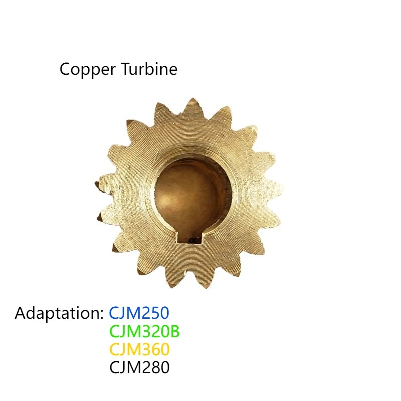 1pc CJM250 CJM320B CJM360 Copper Turbine Lathe Accessories Copper Gears