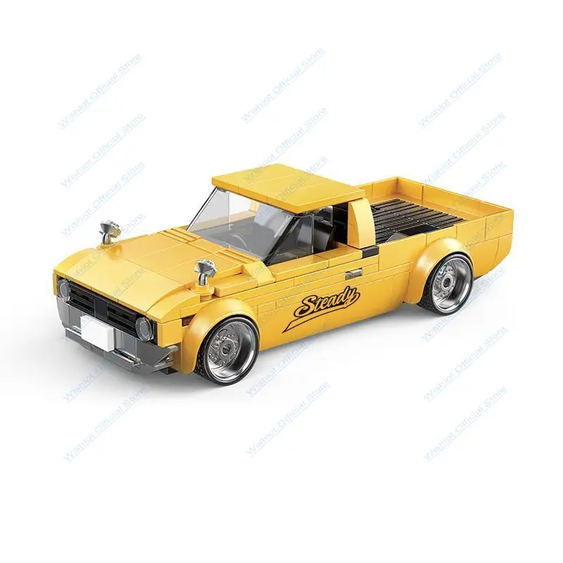 Nieuwe PB8842 Technische Pickup Truck Sportwagen Bouwstenen Racing Voertuig Model Met Container Box Bricks Speelgoed voor Kid Geschenken