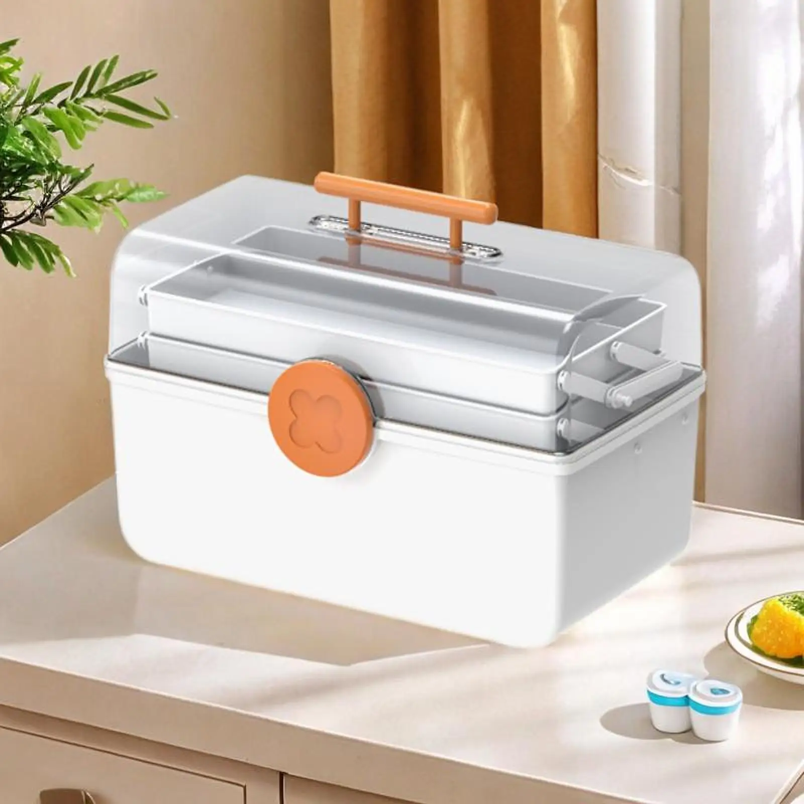 First Aid Case Box Storage Case Large Capacity Household Storage Box Emergency Container for Sewing Jewelry First Aid