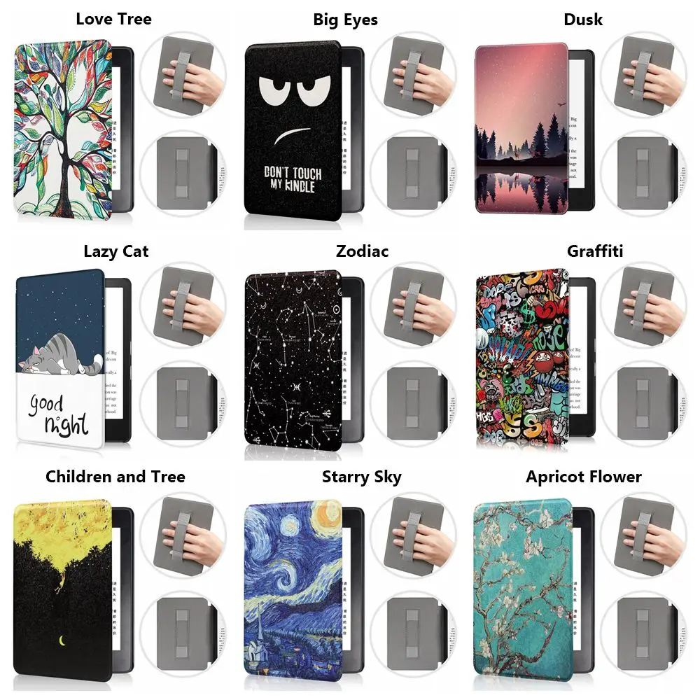 超薄型マグネット式保護シェル 6.8インチ フォリオケース PUレザー スマートカバー Kindle Paperwhite 5 第11世代 2021対応