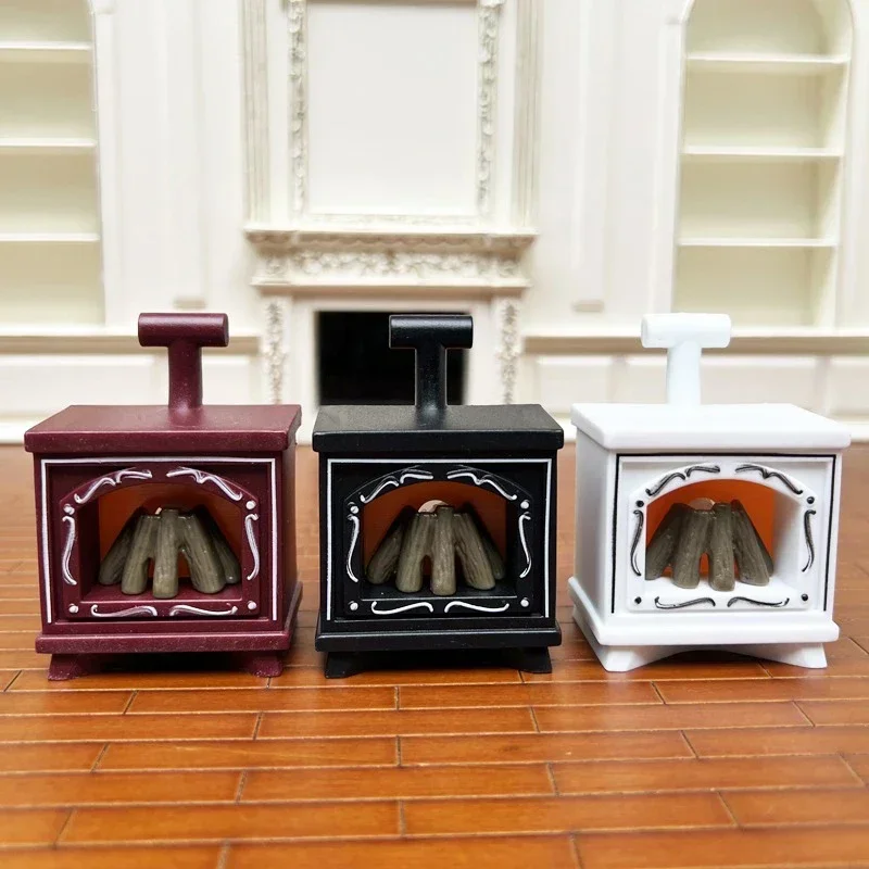 Mini  Fireplace Night Light Creative Electronic Candle Night Lamp Children's Bedroom Night Lamp  Small Table Lamps