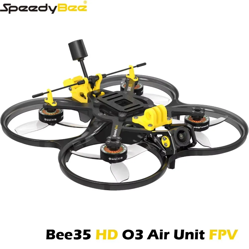 

SpeedyBee Bee35/Bee35 Pro 3,5-дюймовый HD O3 воздушный блок Cinewhoop Ducted FPV Фристайл RC Дроны