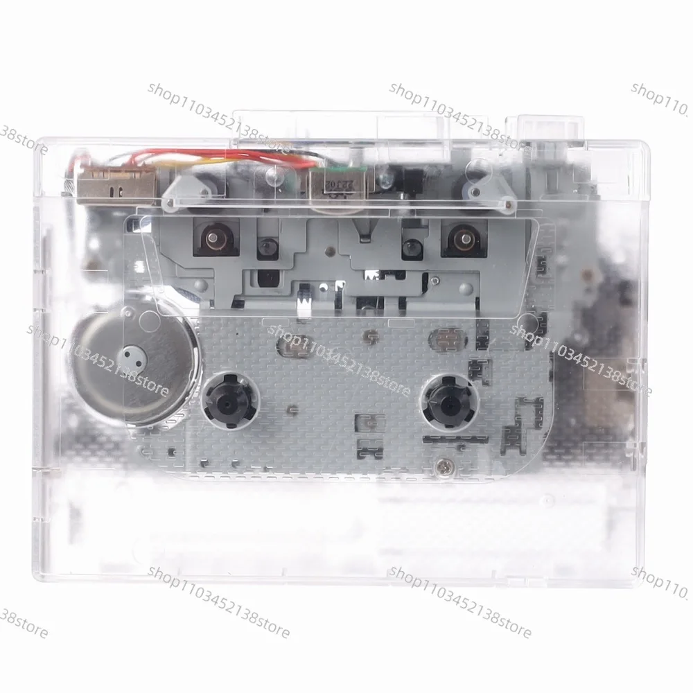 K68 Transparent Cassette Cassette Player MP3 Transcription U Disk Player Stereo Tape Burning Retro Walkman