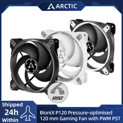 ARCTIC BioniX P120 120mm Gaming Case Fan with PWM Sharing Technology (PST), Pressure-optimised, Quiet Motor, Speed：200-2100 RPM