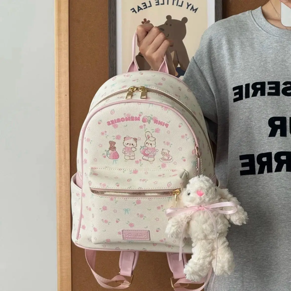 2026-new-cute-large-capacity-student-backpack-travel-friendly-versatile-double-shoulder-bag-ideal-for-daily-learning-and-travel