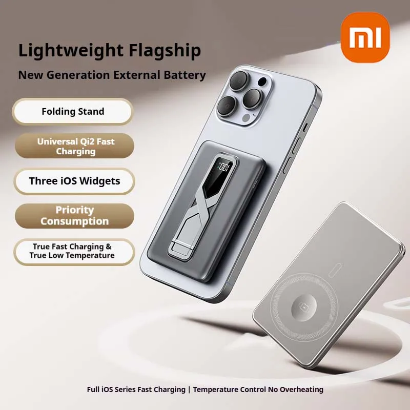 Xiaomi رقيقة جدا 20000mAh المغناطيسي Powerbank بطارية خارجية المحمولة اللاسلكية قوة البنك شاحن ل Magsafe آيفون iwatch 9 #3