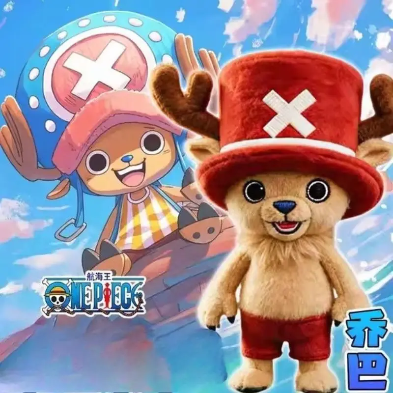 Muñeco de Peluche Tony Chopper de One Piece 2026, Lindo Doctor Ciervo con Sombrero Rosa, Juguete de Anime, Regalo de Cumpleaños y Navidad