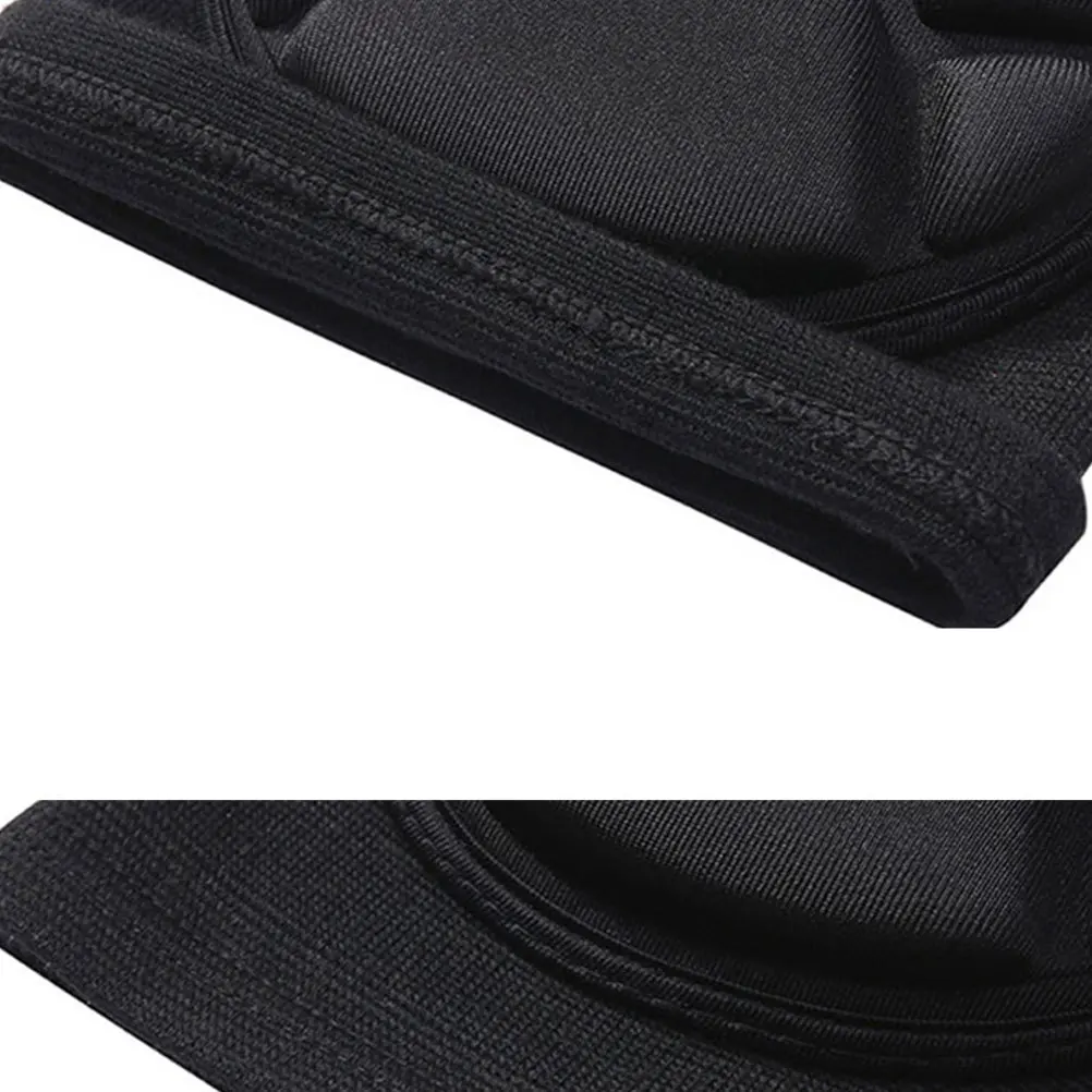 

2Pcs Thickened Sports Knee Pads Black Size S Protective Gear for Roller Skating Biking Climbing Sports Knee Gear