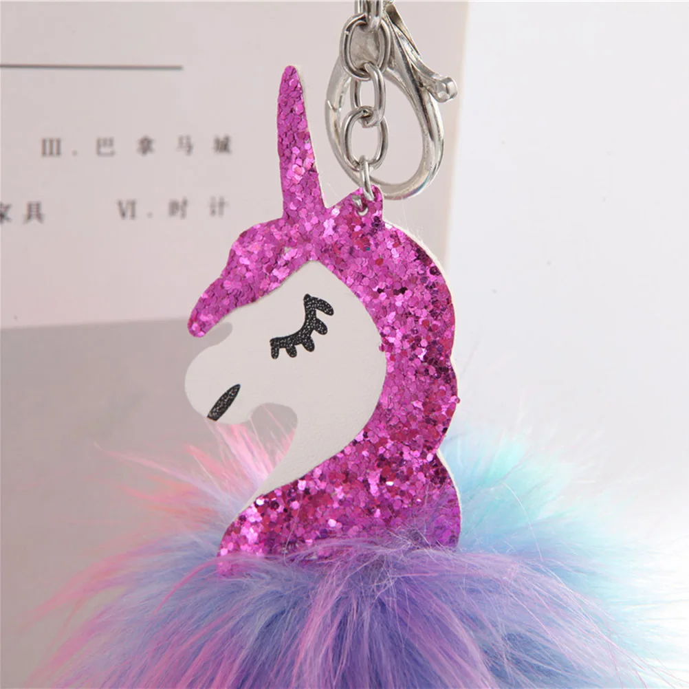 

Unicorn Keychain Colorful Key Ring For Girls Women Unicorn Keychain Ring Bag Decor Kids Gift Party Favor Car Keys Holder