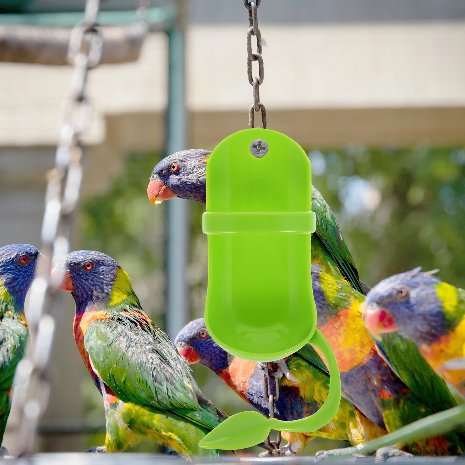 

2Pcs Parrot Cuttlefish Stand Durable Food Holder Bird Feeding Rack Practical Pet Supply Bird Feeding Rack