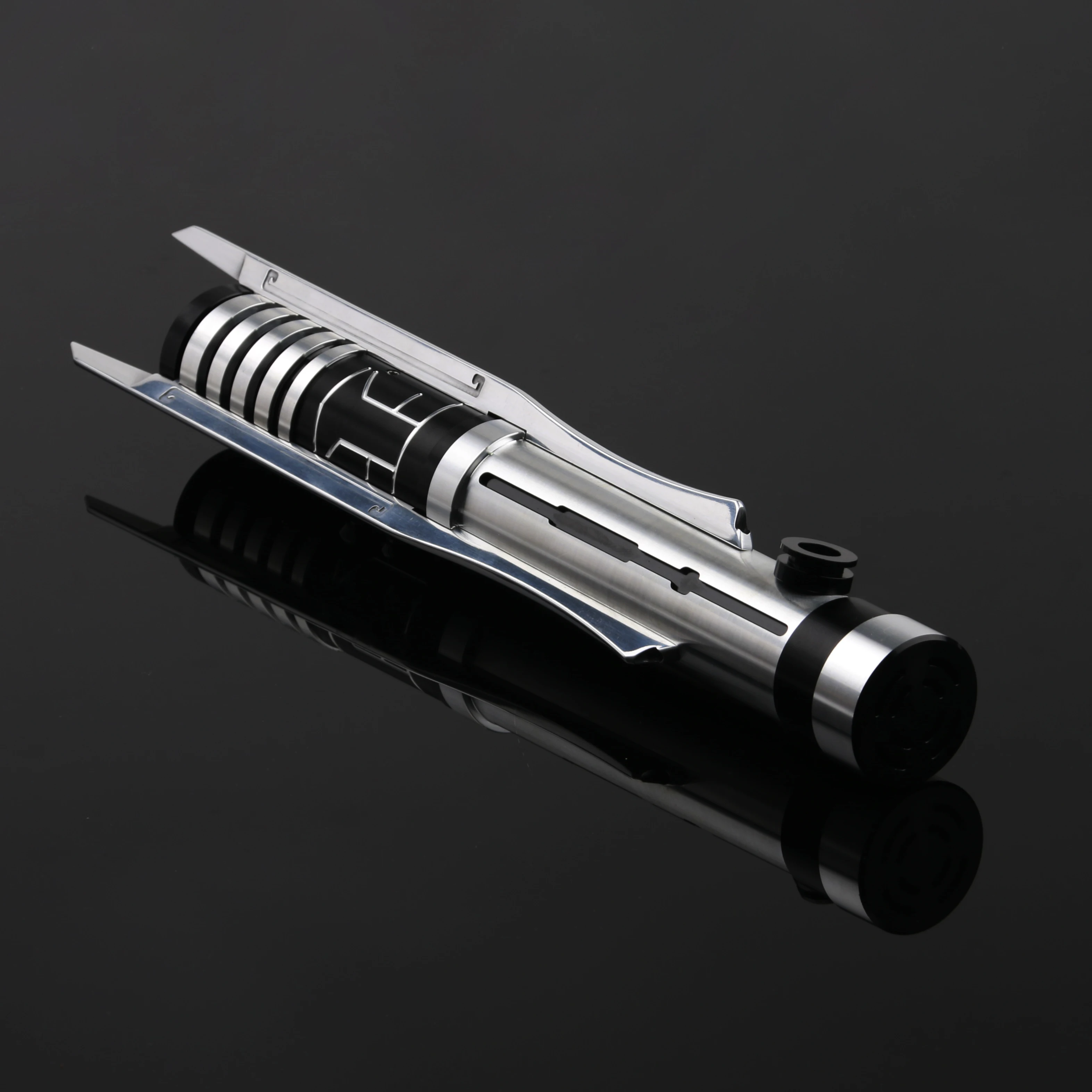 TXQ RVJ Lightsaber Laser Metal Hilt Blaster Toys Cosplay Gift Heavy Dueling Metal Saber Blaster LED Strip Blade Collection Pixel