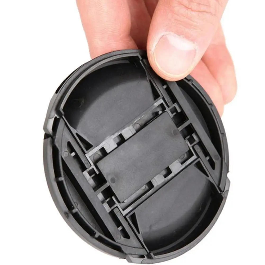 Camera Lens Cap Protection Cover 52MM 55MM 58MM 62MM 67MM 72MM 77MM Anti-lost Rope For Canon Nikon Accessories