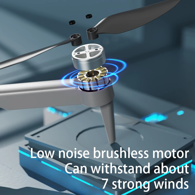 Lenovo AE7 Brushless Drone GPS 8K tripla fotocamera WIFI livello 6 resistenza al vento evitamento ostacoli RC Quadcopter pieghevole UAV Toys