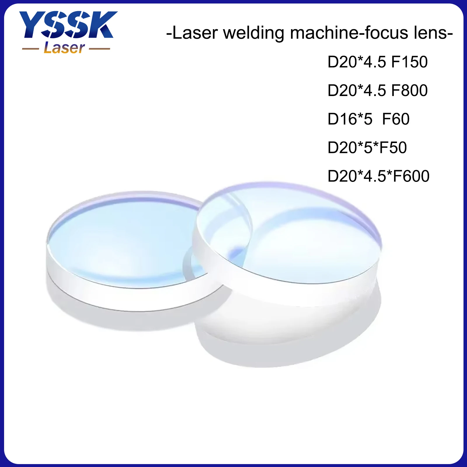 Handheld Welding Machine Focus Lens D20*4.5 -F150 Protective Lens for Laser Welding Gun cutting Head image 2