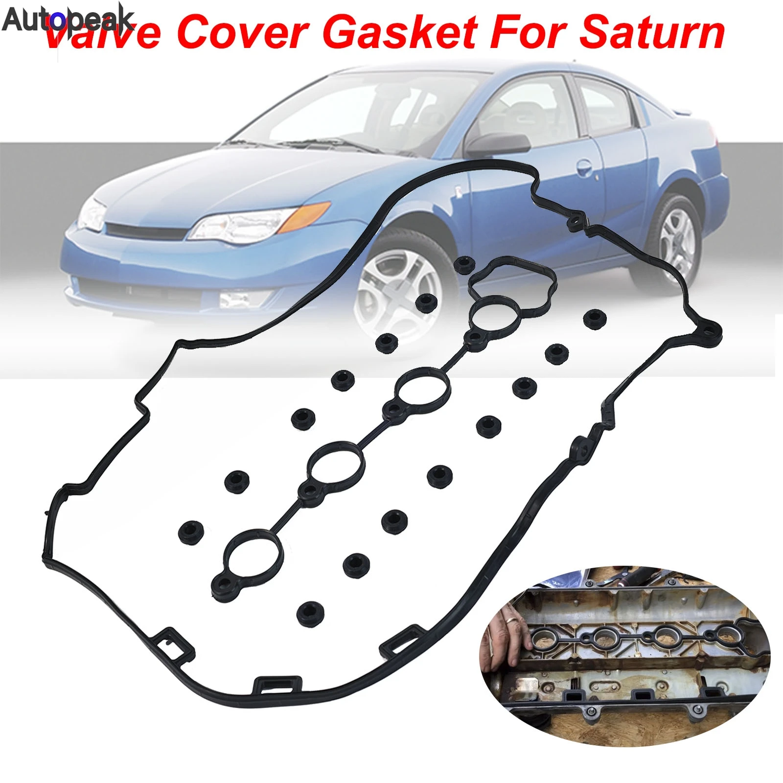 

For Chevrolet Cobalt Pontiac Saturn 4-Door 2.2L 2.4L 2006-10 Auto Engine Valve Cover Gasket 12598014 VS 50769R VS25585 13848658