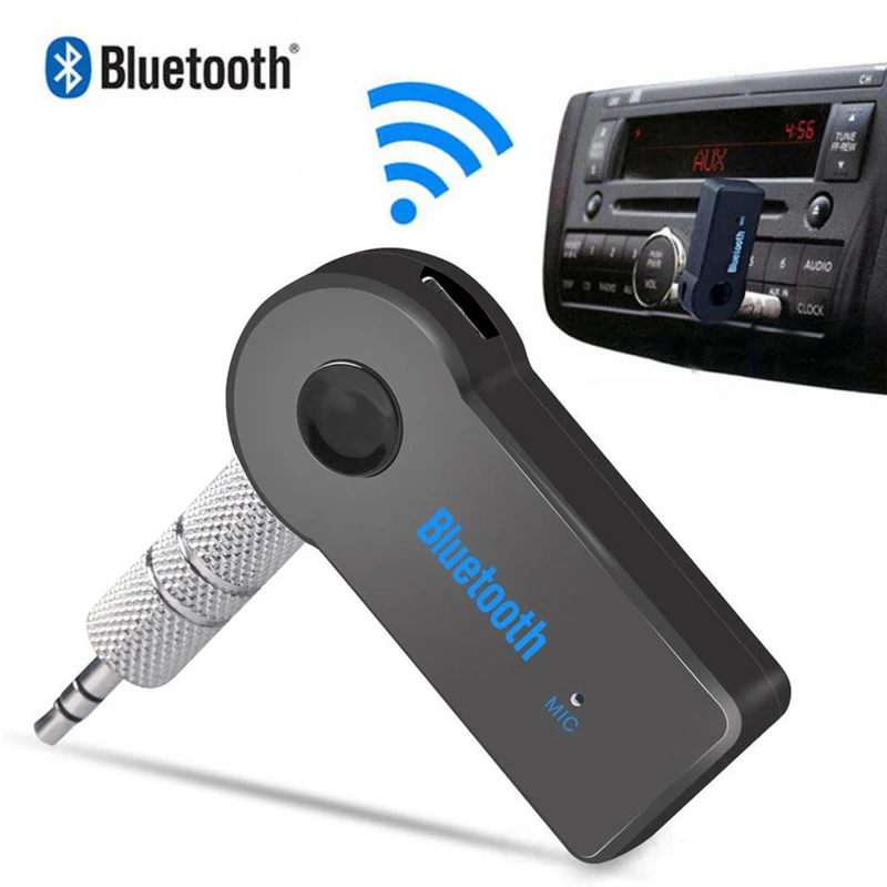 Adaptateur Bluetooth sans fil 2 en 1, prise Audio 3.5, USB, récepteur, haut-parleur, mains libres, Kit de voiture, transmetteur Audio et musique
