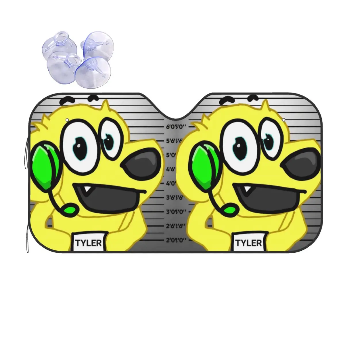 

Tylers And Snowis Game Windshield Sunshade Cute Car Front Window Visor 76x140cm Sun Visor Solar Protect