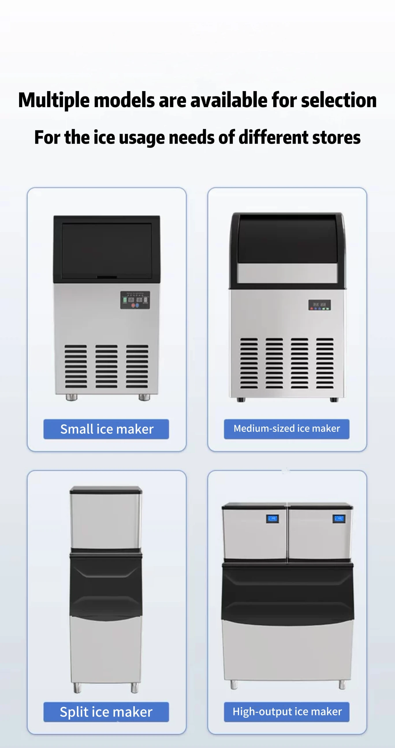 2025年ホットセール 毎日80kg生産 商業用カスタマイズ可能 製氷機 販売用