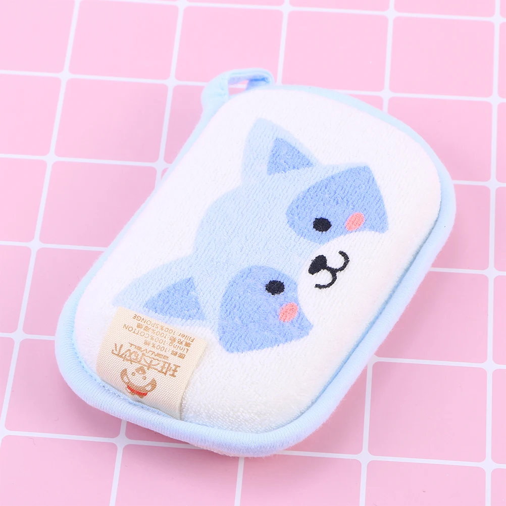 

3Pcs Baby Bath Sponge Soft Cartoon Animal Shaped Infant Towels for Newborn Kids Shower Body Scrubber Bath Tools