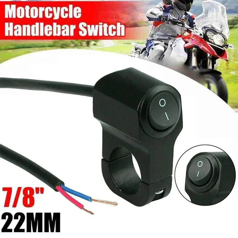 Motorcycle handlebar switch headlights controls Motorcycle parts black switch spotlights motorcycle electronics accessories