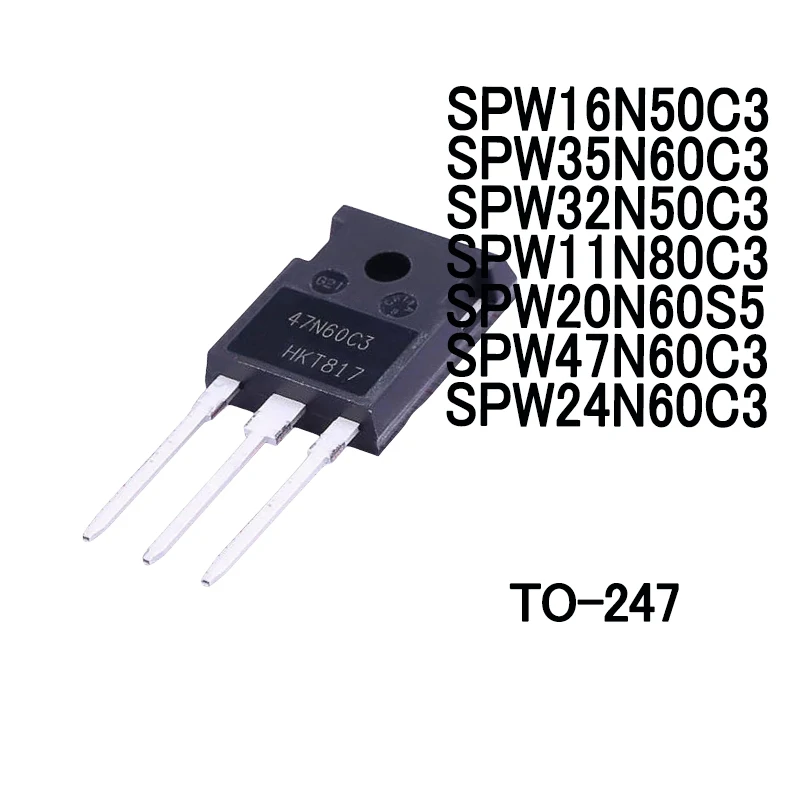 5/szt nowy SPW16N50C3 SPW32N50C3 32 n50c3 SPW20N60S5 20 n60s5 SPW24N60C3 24 n60c3 SPW35N60C3 35 n60c3 SPW47N60C3 47 n60c3 47 n60c3 SPW11N80C3 — zdjęcie produktu 2