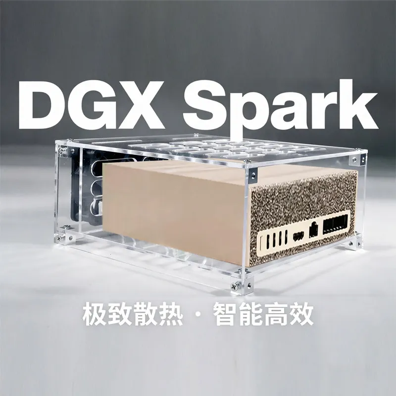 DGX Spark AI computing host computer desktop Gb10 cooler air cooling dual triple quad five slot