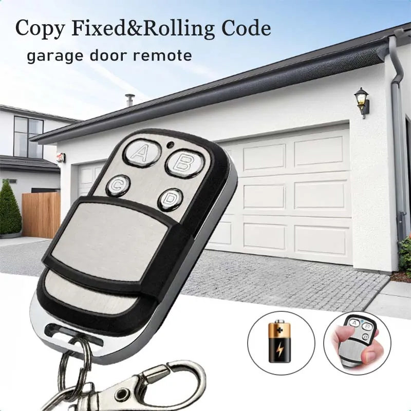 

433.92MHz, D4 Universal Garage Door Remote Control , Fixed Code Door Remote Control, Suitable for Rossi, Baninca 1PCS