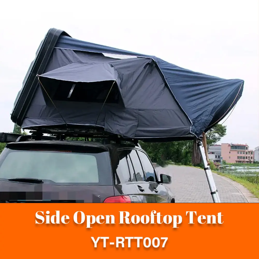 Factory Price Light Weight Slimline Rooftop Tent Aluminum Camping Car Roof Tent Hard Shell Roof Top Tent for Car