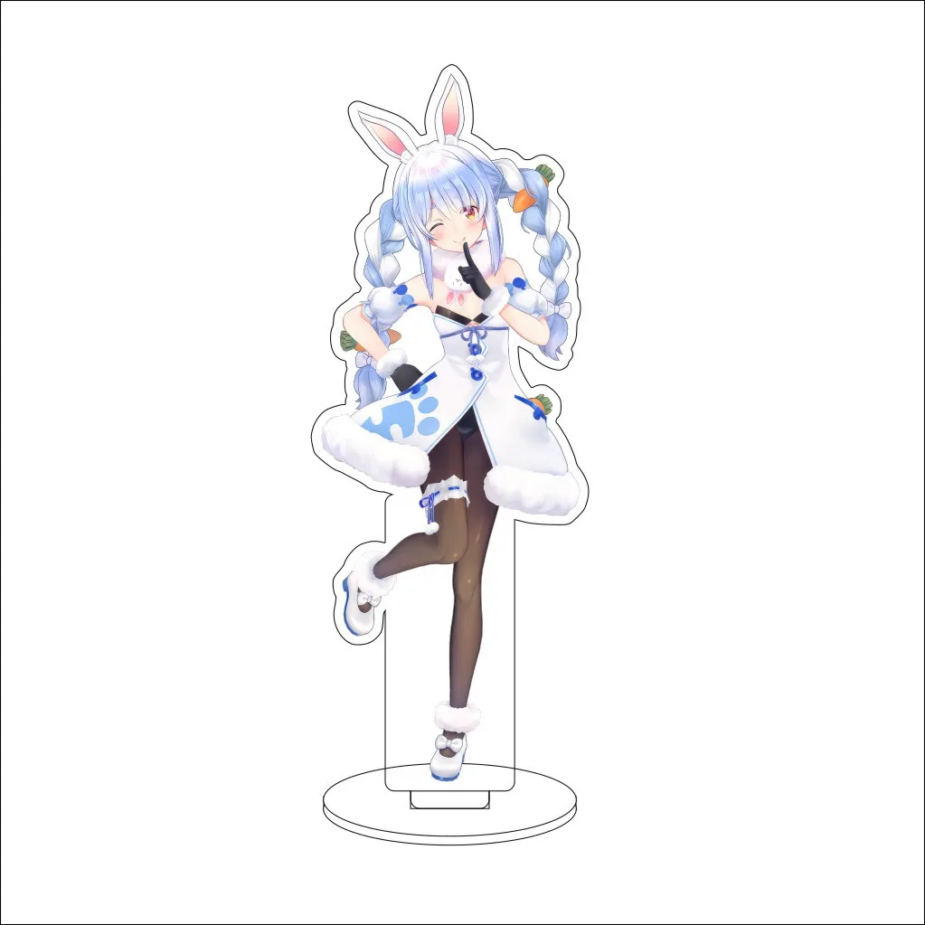 16CM Anime Hololive Vtuber Sakura Miko Hoshimachi Suisei  Shirakami Fubuki Usada Pekora Cos Acrylic Figure Stand Ornaments Gifts view 6