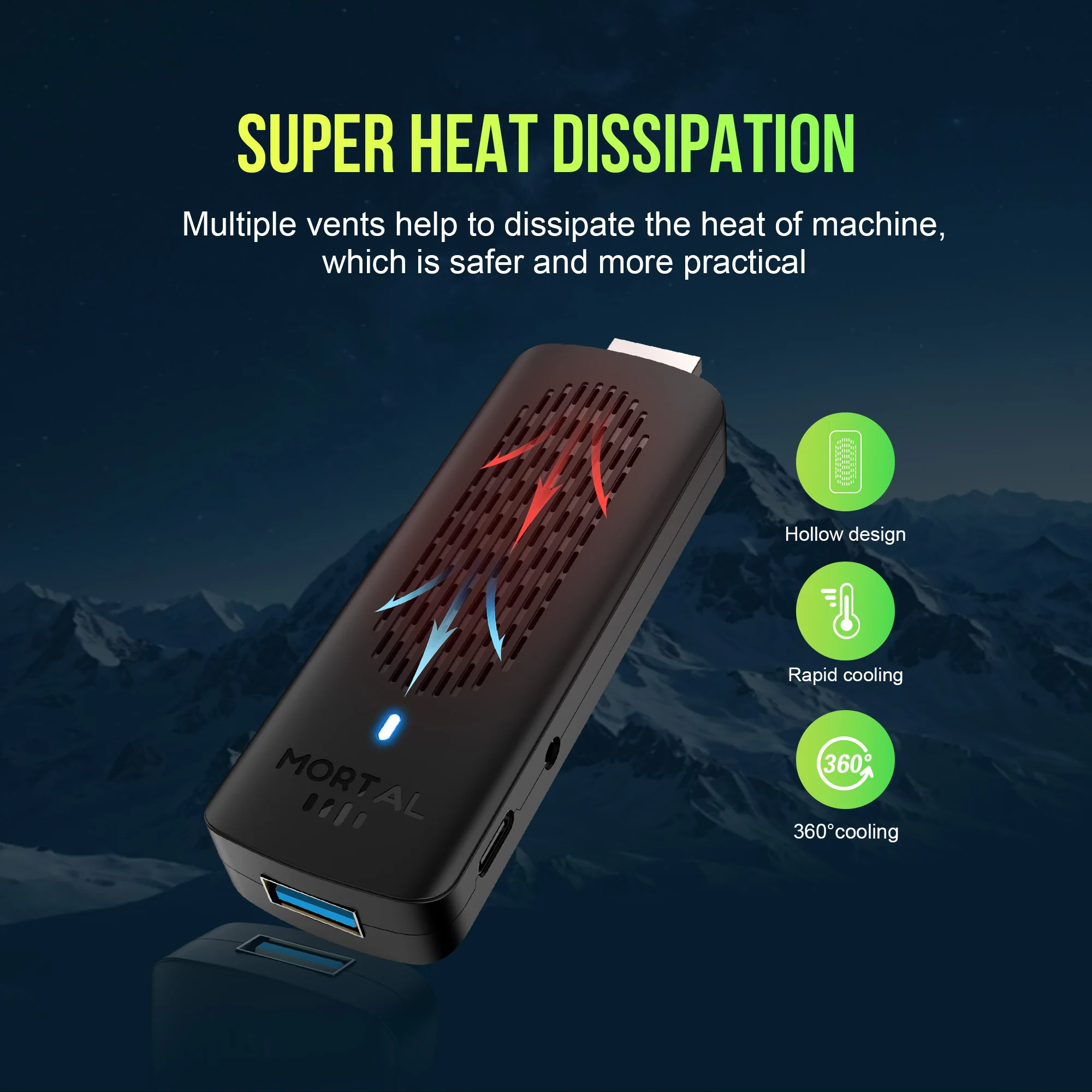 R3 + Android TV Stick Rockchip RK3518 مع 8K HDR 2.4G 5G wifi6 8GB 128GB Goolge Voice Remote Set Top Box #5