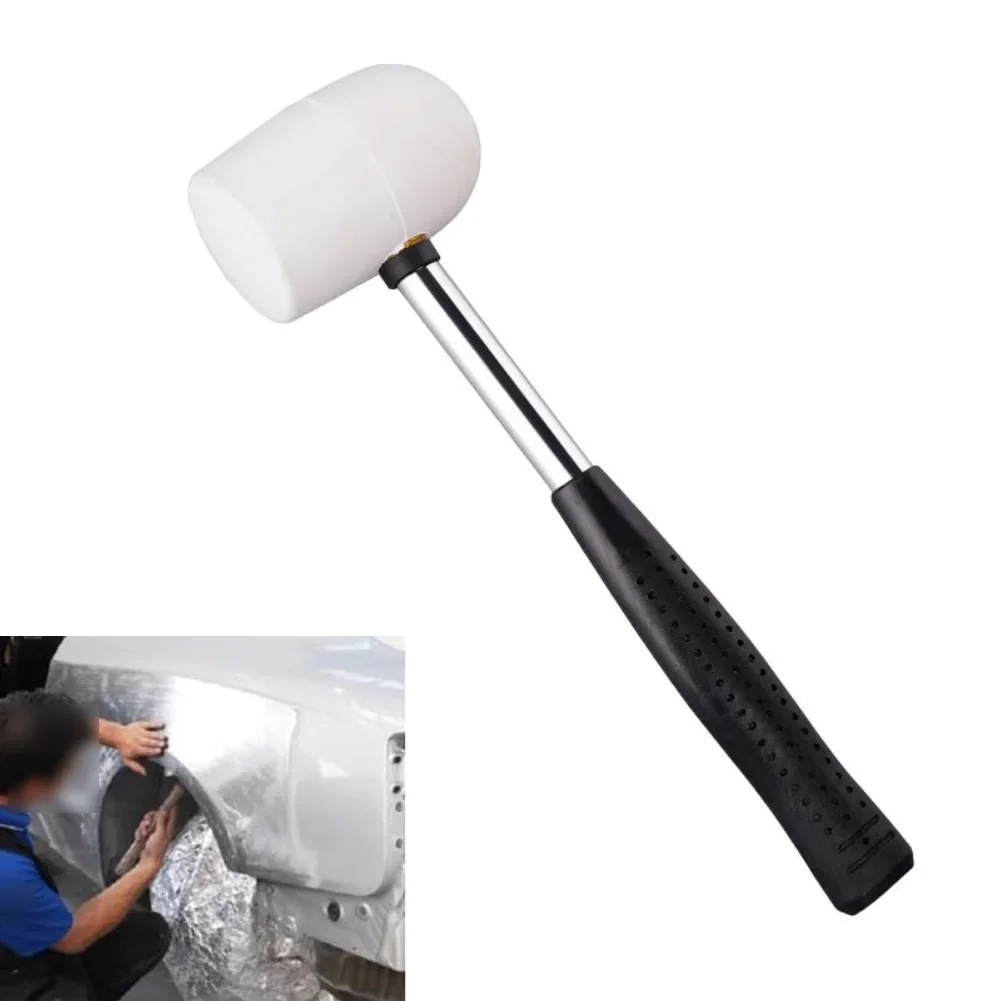 For DIY Projects Rubber Mallet Soft Face Mallet For DIY Projects Bar Tool Gentle Rubber Face Tubular Steel Handle