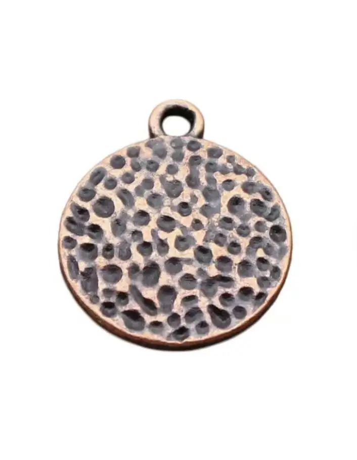 

10pcs 18*15mm Alloy round charms 3colors design for DIY findings HW4073