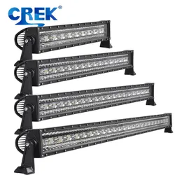 8D Lens Spot Flood Beam Straight LED Work Light Bar Offroad 4x4 SUV ATV Driving Lights Auto Car Truck Tractor LED Lighting