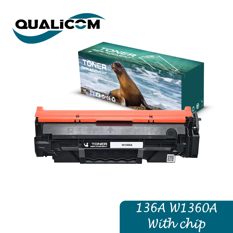 

Qualicom 136A W1360A With Chip Compatible TONER Cartridge for HP LaserJet M209dwe M209dw MFP M234dwe M234dw M234sdw M234sdwe