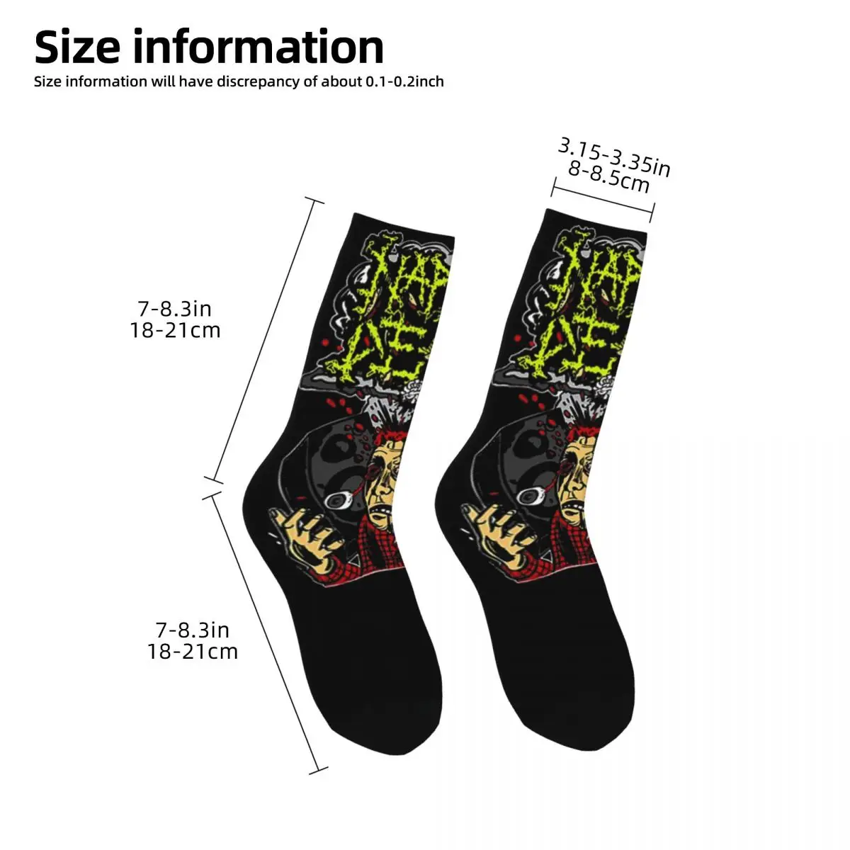 Best Napalm Death Heavy Metal Band Theme All Season Socks Accessories for Male Cozy Sock