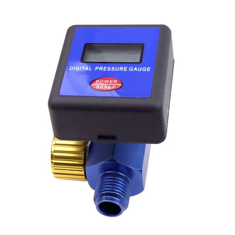 AA63 الساخن الرقمية 1/4In 145PSI منظم ضغط الهواء قياس صمام التحكم صمام تنظيم الضغط الرقمي لأداة الطلاء بالرش