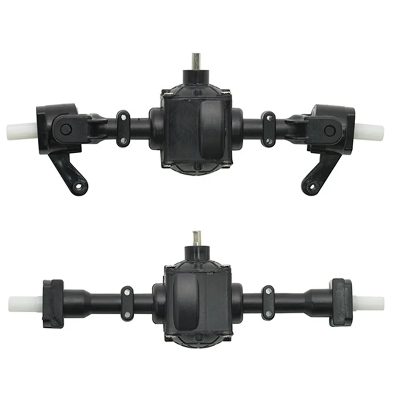 

L20A-Upgrade Metal Gear Solid Front Axle + Rear Axle with 1 Set Axle Assembly Spare Parts for 4WD RC Car RC