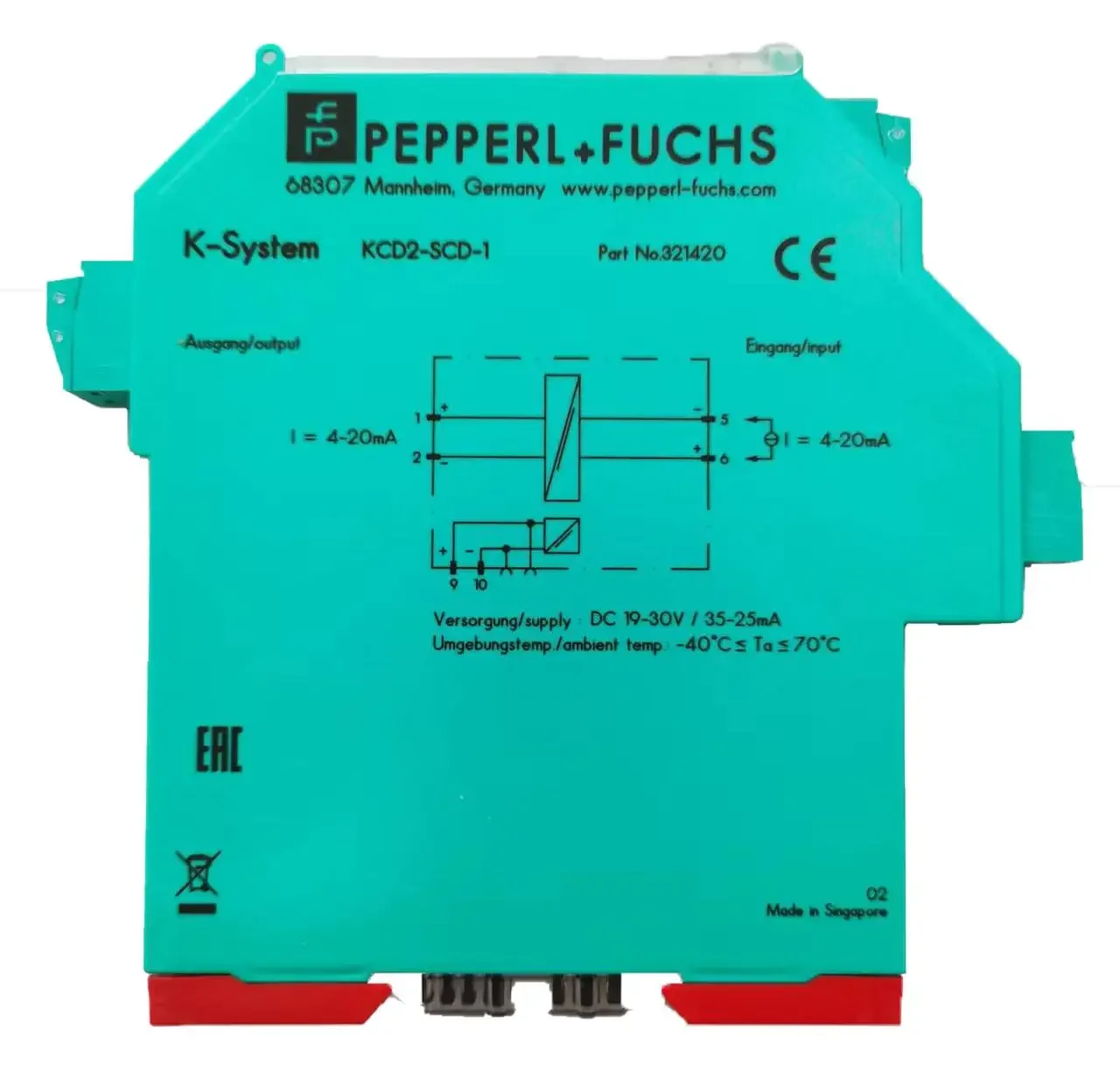 NEW Original Pepperl+Fuchs Relay KFD2-SR2-EX2.W KCD2-STC-EX1 KFD2-STC4-EX2 Pepperl+Fuchs