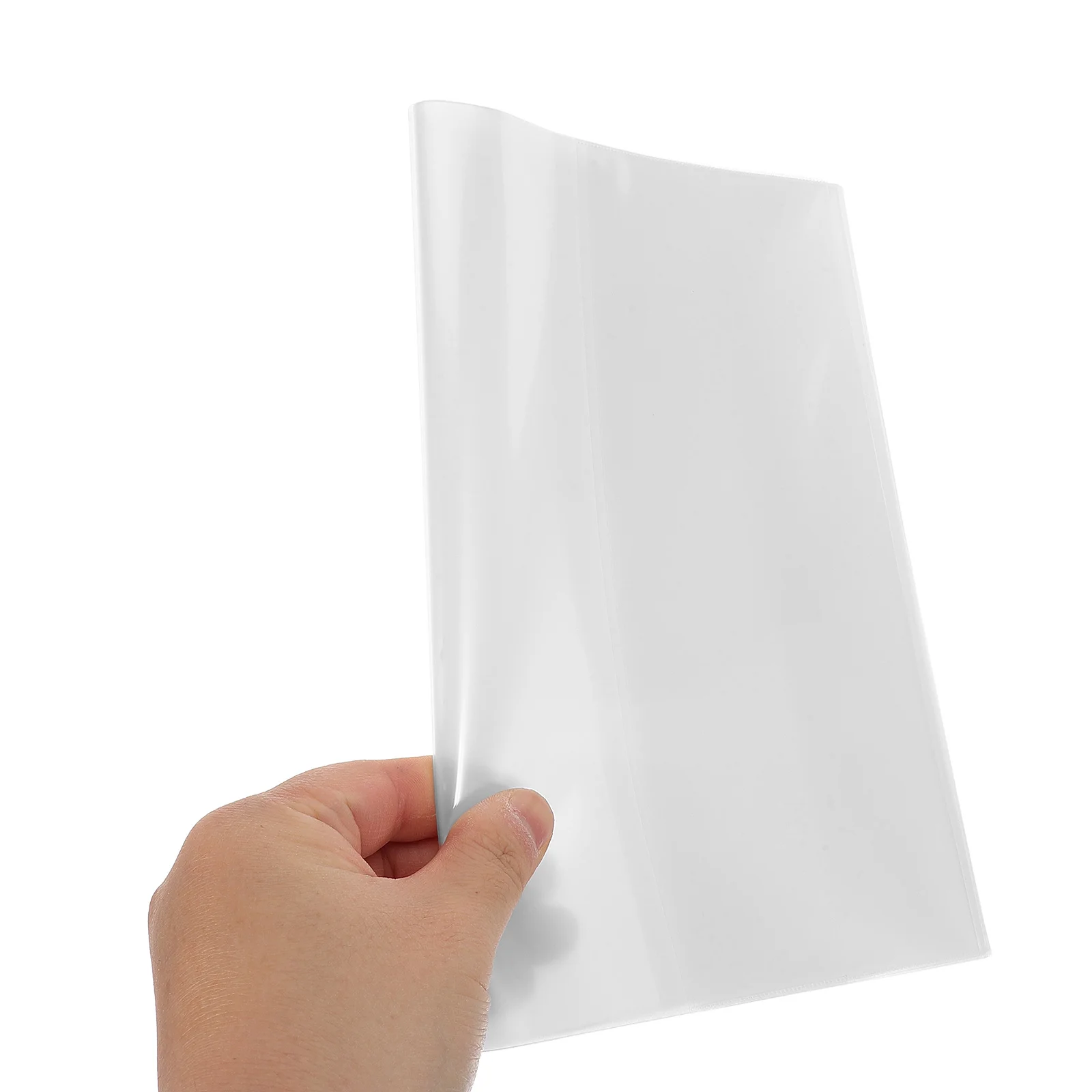 20pcs Clear Covers Transparent Notebook Cover For Hardcover Scrapbook Anti-Scratch Protection Reusable Plastic Sleeve Students