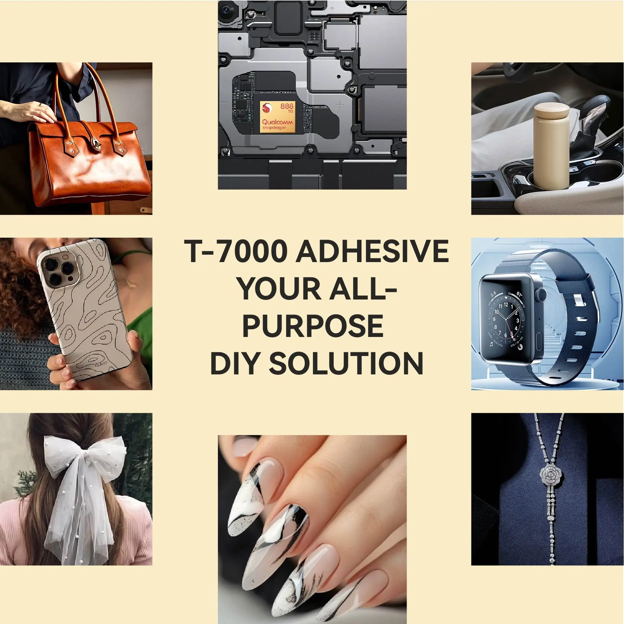 Black Contact Repair Adhesive Phone Battery Cover Frame Gap Filling DIY Glue with Precision Applicator Tip 15ML 50ML 110ML