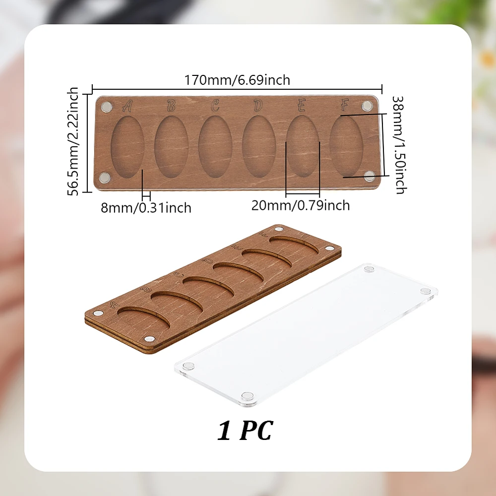 Wooden Bead Boards Bead Mat for Bracelet Making Beading Trays with Acrylic Lid Beads Storage Organize with Pattern