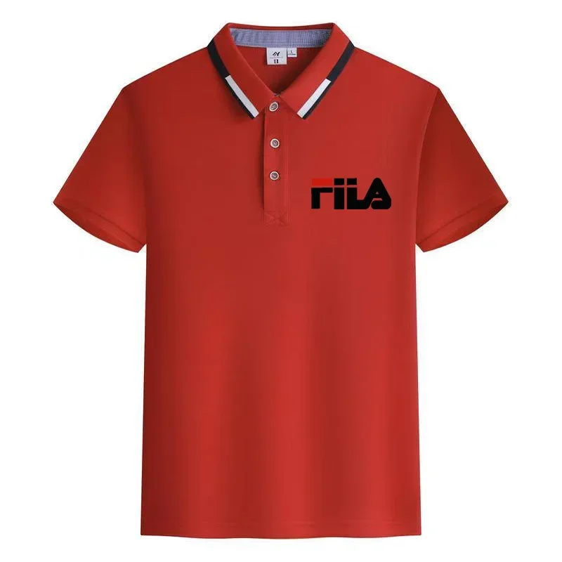 2026 Summer New Men's Polo Shirt Quick Drying Breathable Short Sleeve Casual Business Golf Shirt Fashion Sports Tops Male Clothi