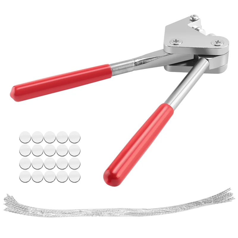 

ABKJ-Plier 20Pcs 10X5mm Sealed Beans Sealing Wire Lead Seal Sealing Pliers Calipers For Seal Water Meter Anti-Theft Sealing