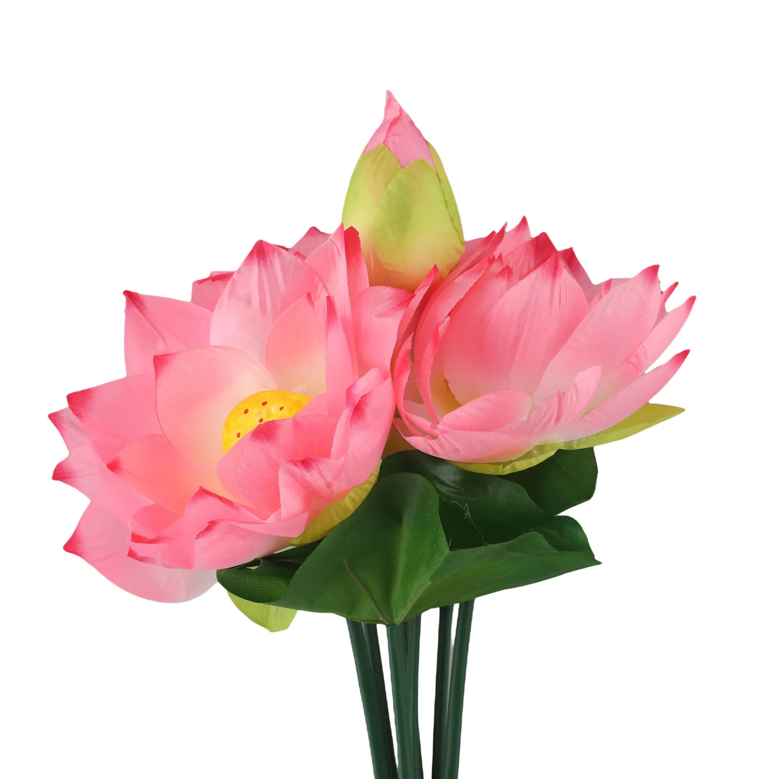 

Simulated Lotus Flowers Lotus Leaves Fake Lotus Flower Plastic Flower Artificial Lotus For Wedding Party Garden Home Decoration